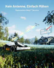 MAMMOTION LUBA mini AWD 1500 Mähroboter 1500 m², NetRTK+Vision, ohne Kabel, 80 % Steigung