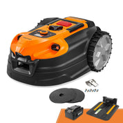 LawnMaster VBRM18AMID4R Mähroboter 800 m², ohne Kabel, WiFi & App