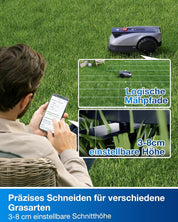 ECOVACS Goat O1200 Mähroboter 1200 m², RTK+Vision, ohne Kabel