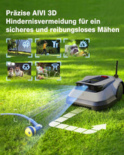ECOVACS GOAT G1-800 Mähroboter 800 m², ohne Kabel, GPS & Hindernisvermeidung