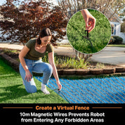 LawnMaster VBRM18AMID4R Mähroboter 800 m², ohne Kabel, WiFi & App