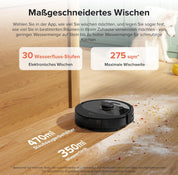Roborock Q8 Max+, 5500Pa, DuoRoller, 2.5L Staubbeutel, 350ml Wassertank, LiDAR Navigation